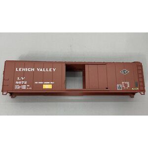Vintage HO Athearn Bev-Bel Lehigh Valley 8672 For Paper Loading Boxcar Train Car